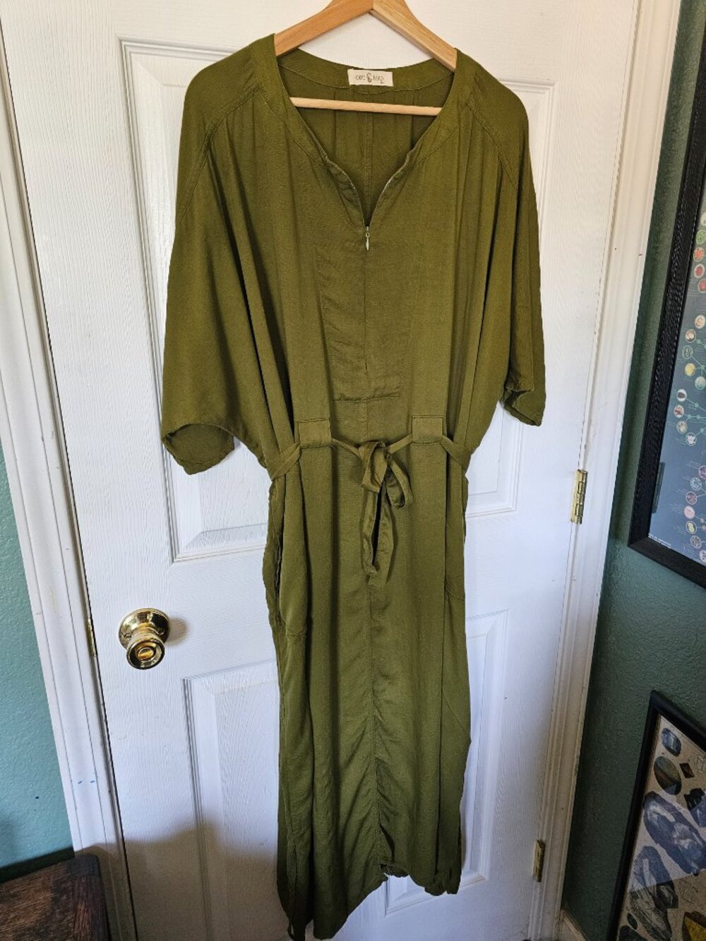Odd Bird Clothing Tunic Belted Dress Medium/Large